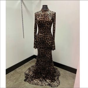 Gorgeous Jovani Cheetah Print Dress